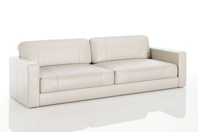 Texas Modern Leather 3 Seater Sofa