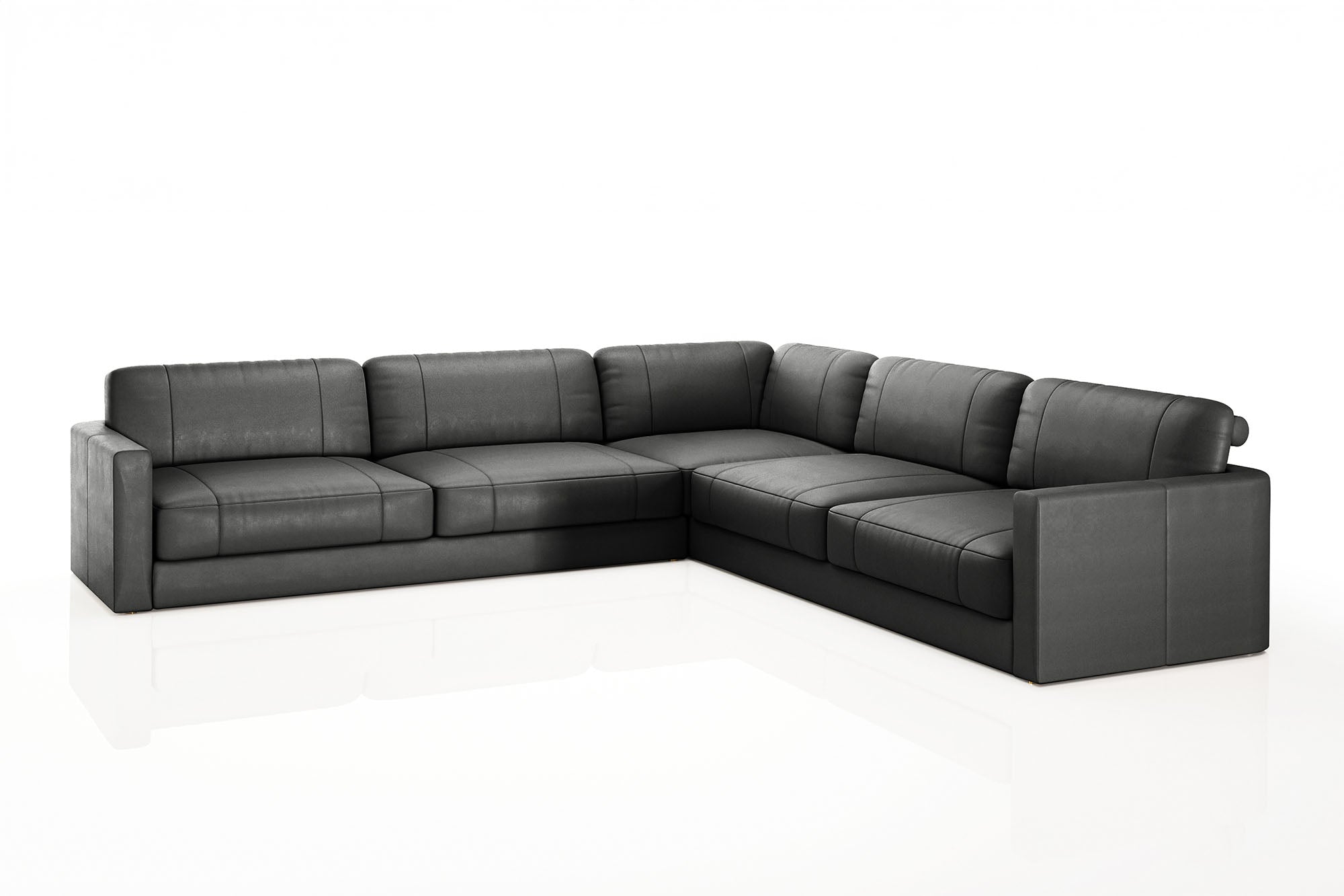 Texas Modern Leather L-Sectional