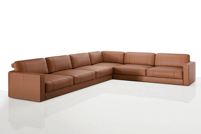 Texas LG Modern Leather L-Sectional Large