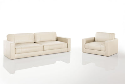 Texas Modern Leather Sofa Set