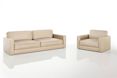 Texas Modern Leather Sofa Set