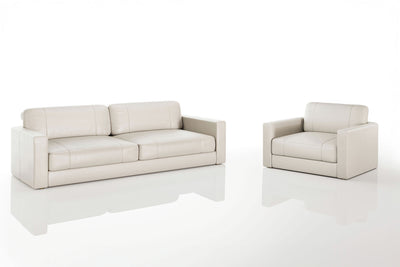 Texas Modern Leather Sofa Set
