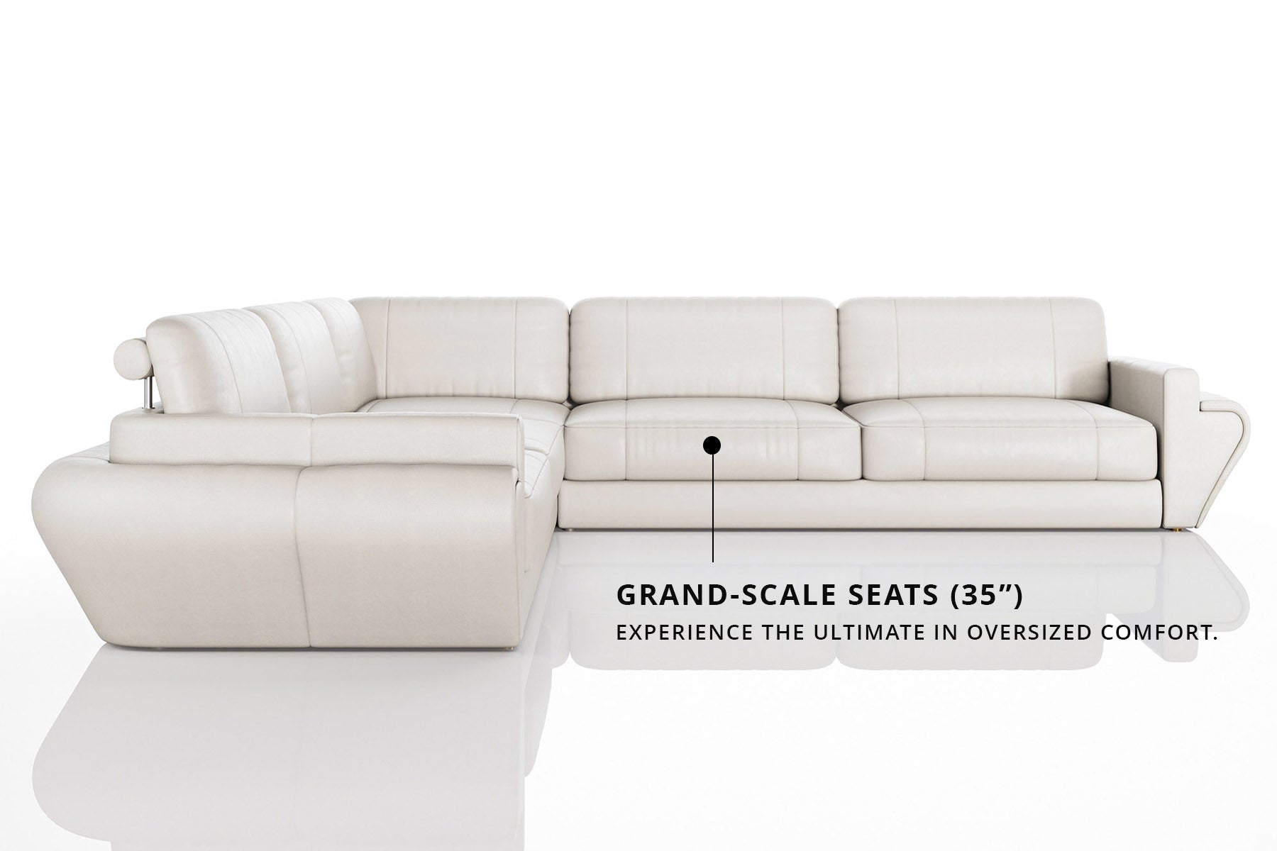 Texas Leather L-Sectional