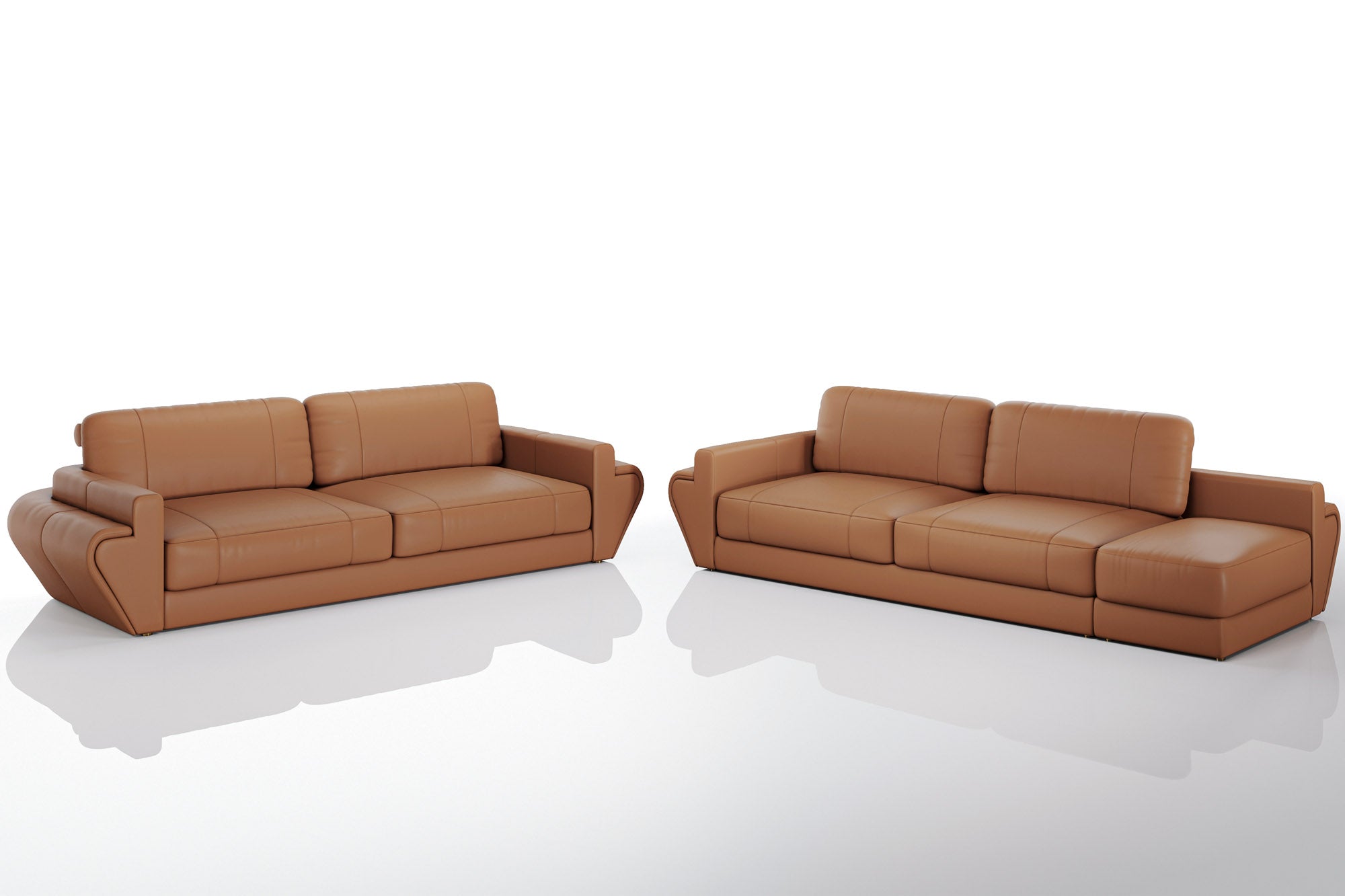 Texas Leather Sofa Set