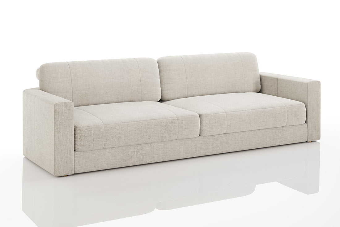 Texas Modern Fabric 3 Seater Sofa