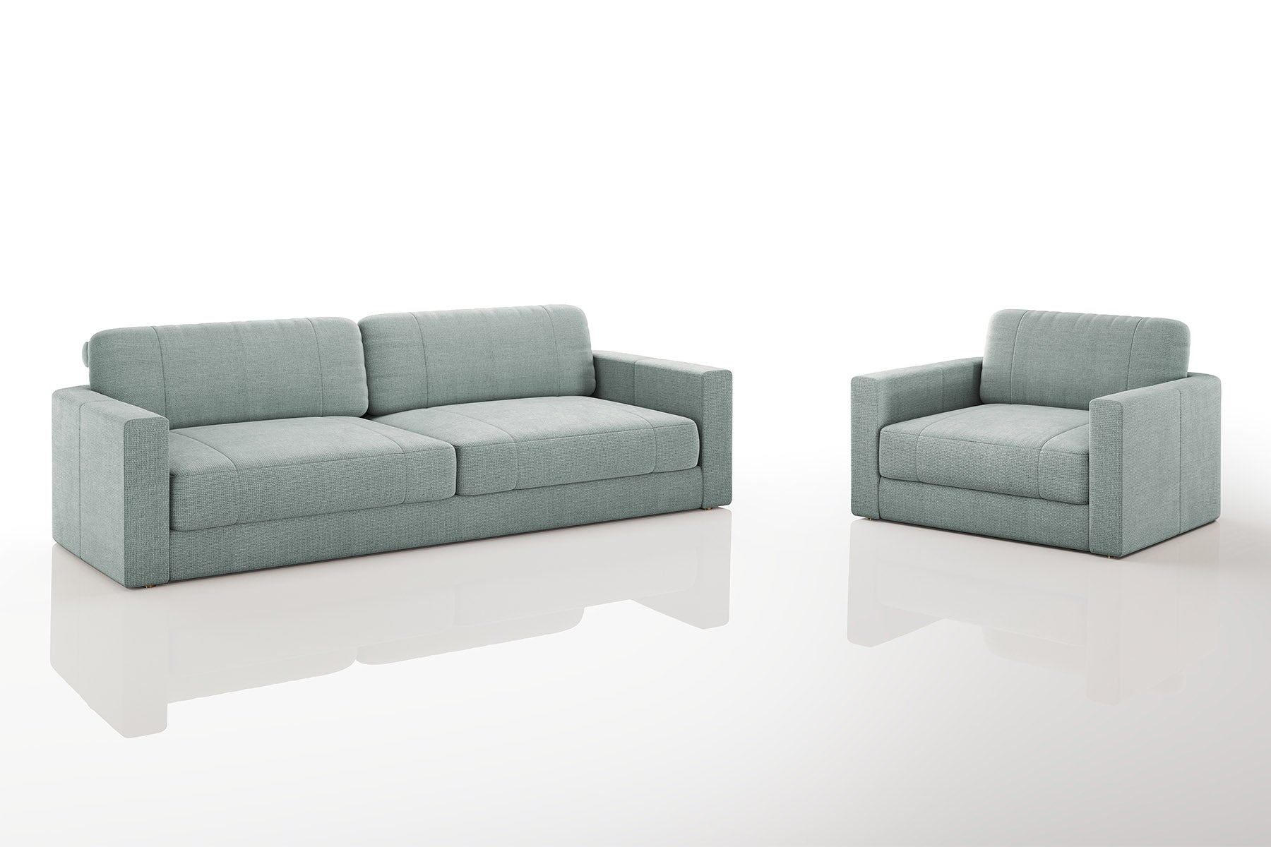 Texas Modern Fabric Sofa Set