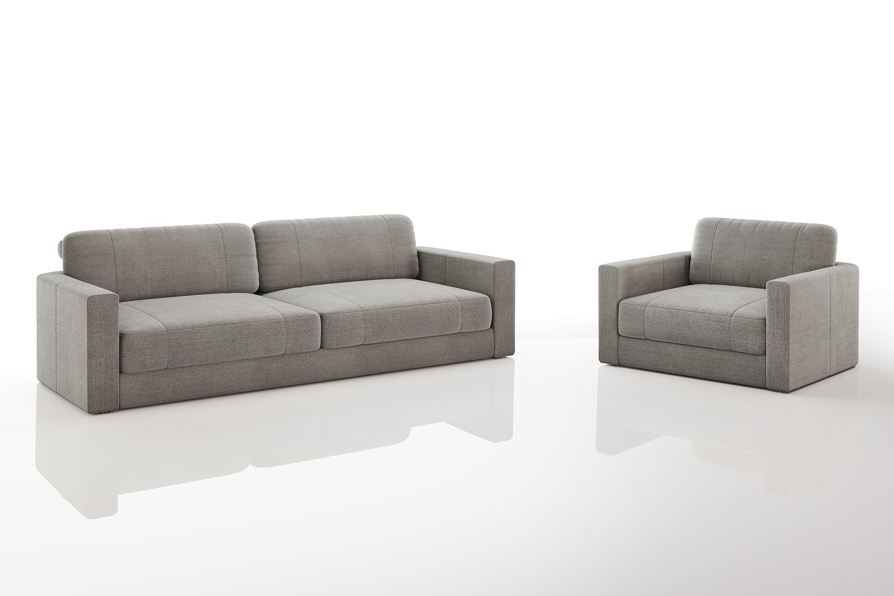 Texas Modern Fabric Sofa Set