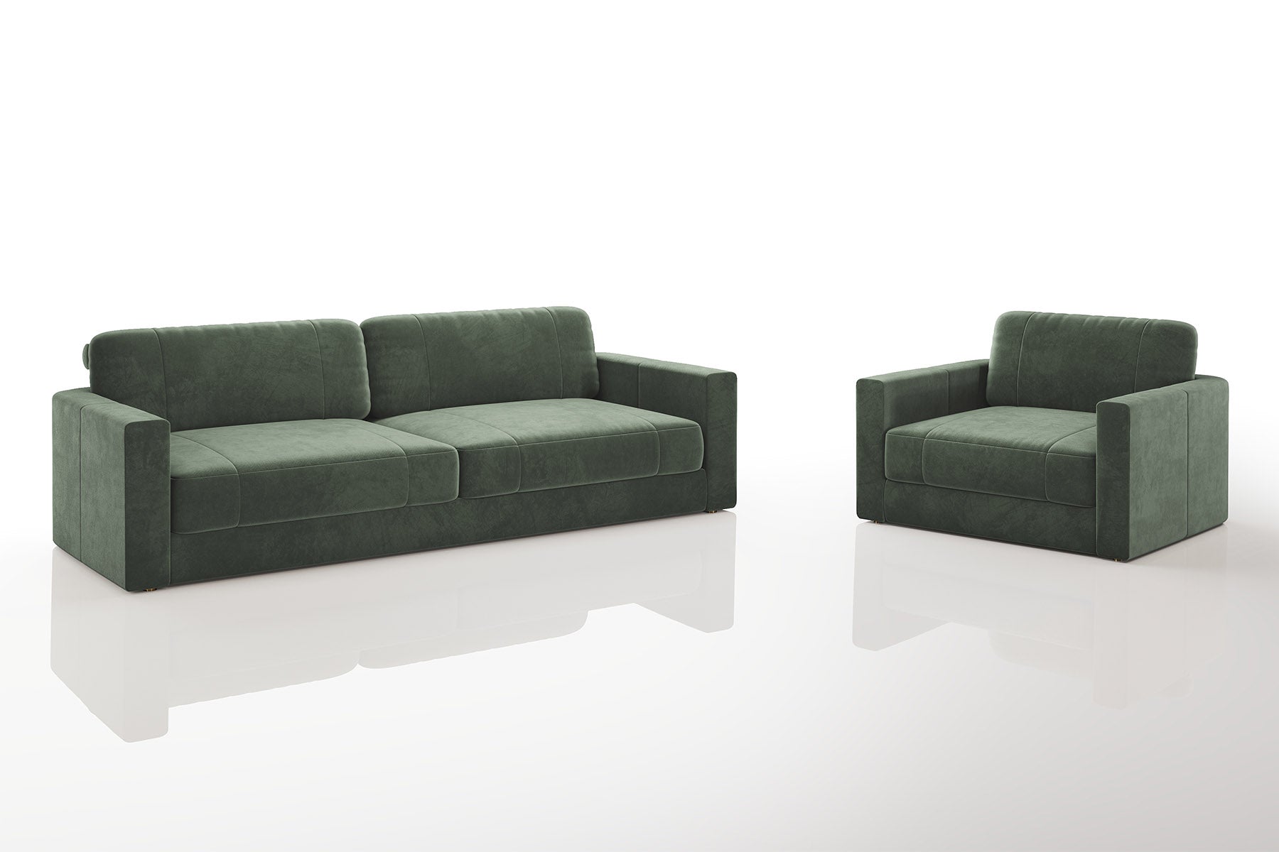 Texas Modern Fabric Sofa Set