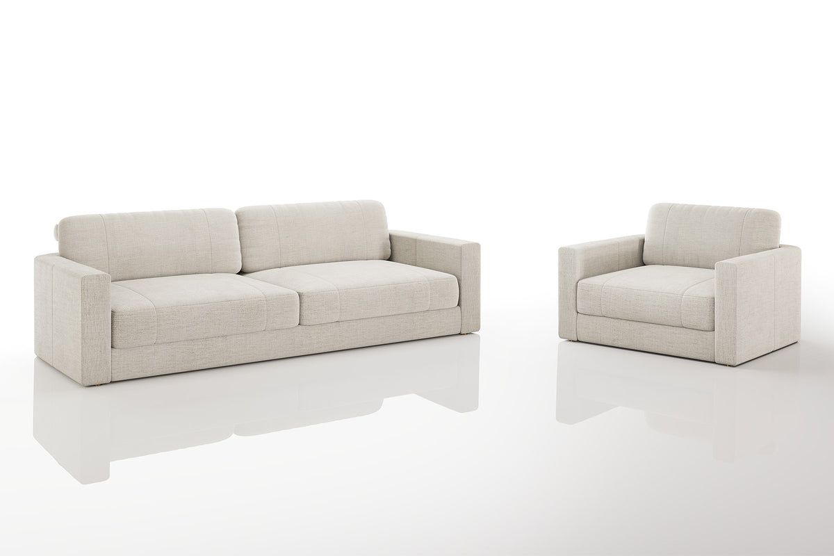 Texas Modern Fabric Sofa Set