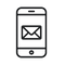 
Create a small email phone with a transparent background